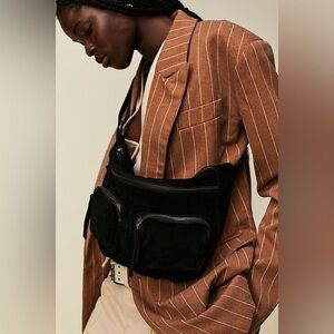 Samara Suede Sling Bag - Free People- Like New